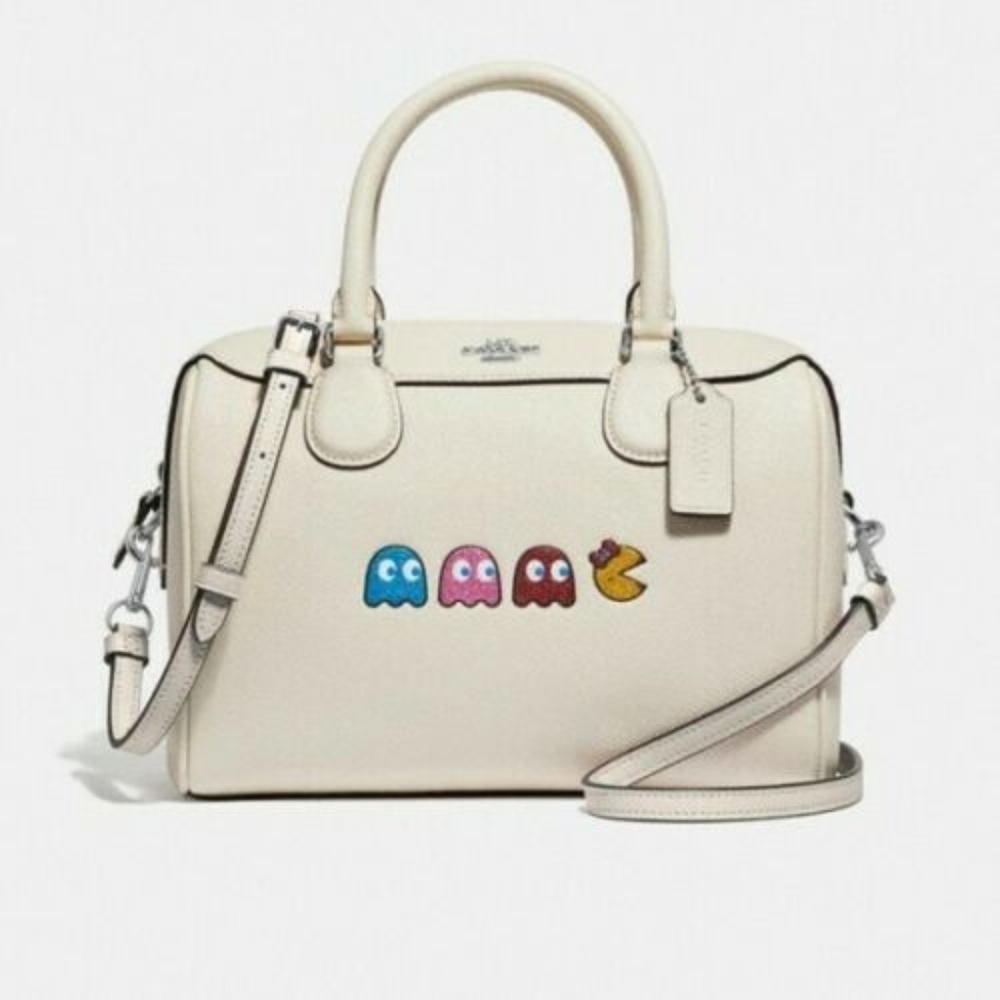NWT COACH X MS PAC MAN MINI BENNETT SATCHEL